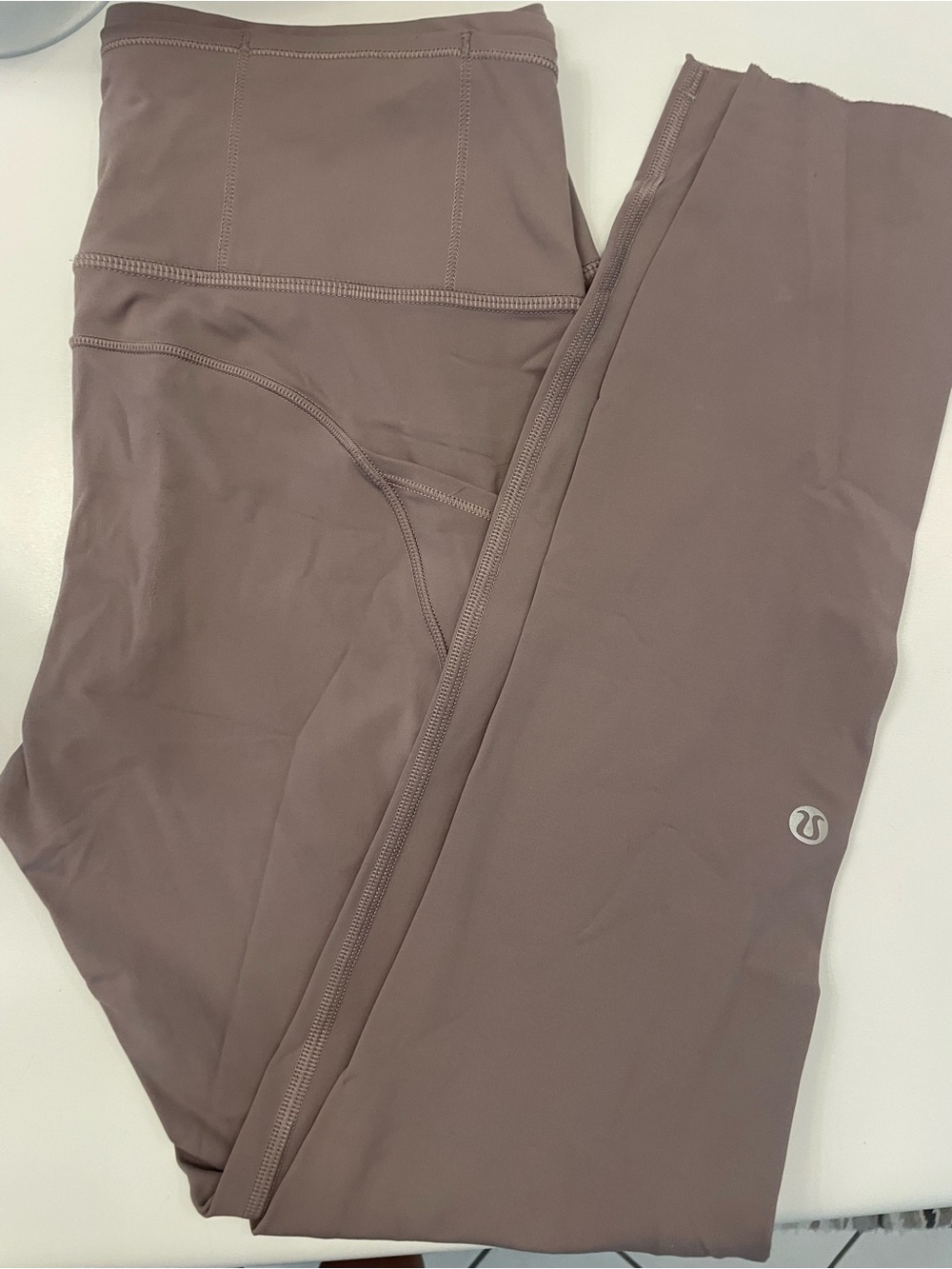 lululemon athletica High-Rise Yoga Leggings Size S purple grey color NWOT